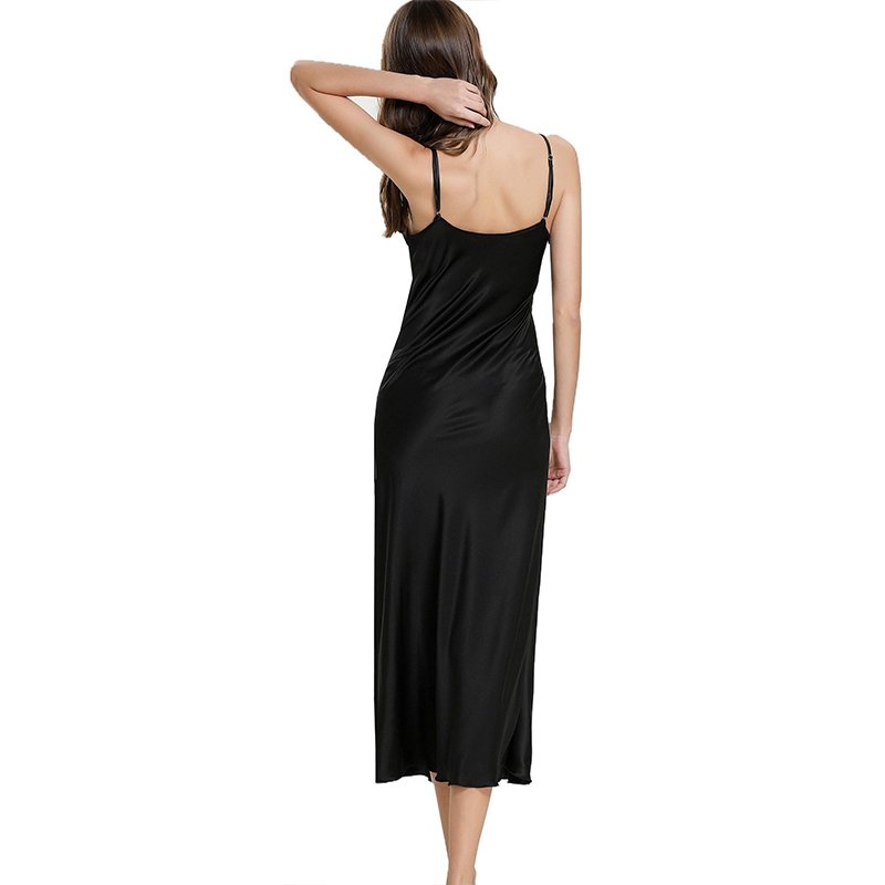 Women-s-Satin-Nightgown-Long-Slip-Sleep-Dress-Silk-V-Neck-Sleepwear-Solid-Color-Nightwear-2