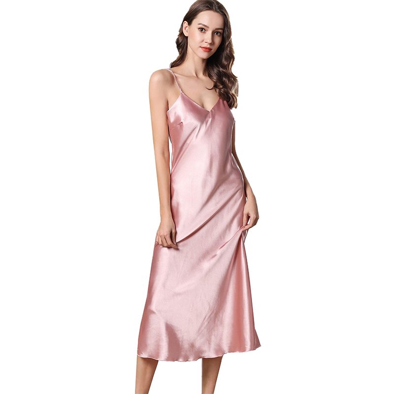 Women-s-Satin-Nightgown-Long-Slip-Sleep-Dress-Silk-V-Neck-Sleepwear-Solid-Color-Nightwear-4